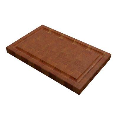 Hardwood Lumber Wood Cutting Board Wood in Red, Size 1.25 H in | Wayfair CB-BBENGCH1141016