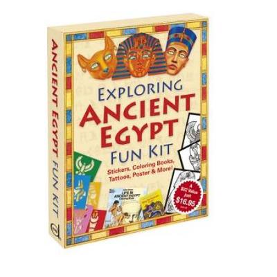 Exploring Ancient Egypt Fun Kit [With Coloring Books And Stickers And Poster And Stained Glass Coloring Sheets & Paper Dolls And Ta
