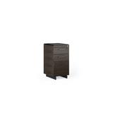 BDI Sequel 20 - 3-Drawer Vertical Filing Cabinet Wood in Black/Brown | 29 H x 15.25 W x 18 D in | Wayfair 6114 CRL/B