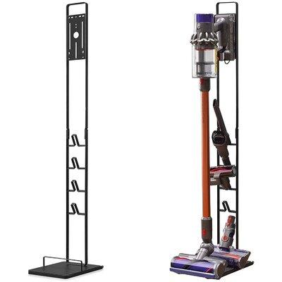 Foho Vacuum Stand for Dyson V11 V10 V8 V7 V6 w/ Wheels | Storage Bracket Stand Holder for Dyson Handheld, Size 50.0 H x 8.7 W x 12.2 D in | Wayfair