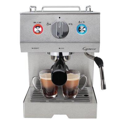 Capresso Café Select Espresso Machine Stainless Steel in Gray | 12 H x 8 W x 11.5 D in | Wayfair 126.05