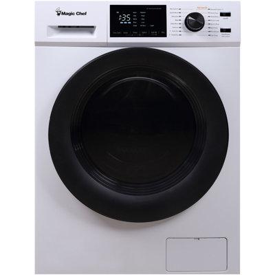 Magic Chef 2.7 cu. ft. Portable Washer & Dryer Combo, Stainless Steel in Black | 33.5 H x 23.4 W x 23.4 D in | Wayfair MCSCWD27W5