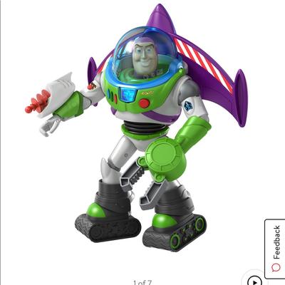 Disney Toys | Disney Pixar Toy Story Buzz Ultimate Ranger | Color: Blue/Green | Size: Osb