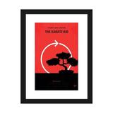 East Urban Home Karate Kid Minimal Movie Poster by Chungkong - Graphic Art Print Paper in Black/Green/Red, Size 24.0 H x 16.0 W x 1.0 D in | Wayfair