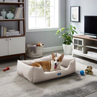 Tucker Murphy Pet™ Cleota Dog Bed Polyester/Synthetic Material in Blue | 10 H x 45.28 W x 27.56 D in | Wayfair 063E722809554E388A7CC5AD999E4880