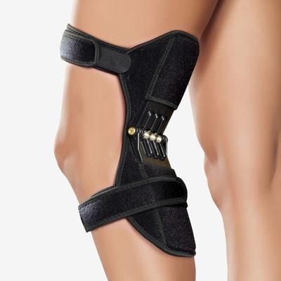 Spring Powered Knee Support by North American Health+Wellness in Black
