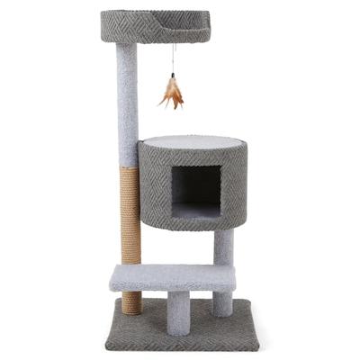 Lookout Loft 3-Level Cat Tree with Condo, 19.25