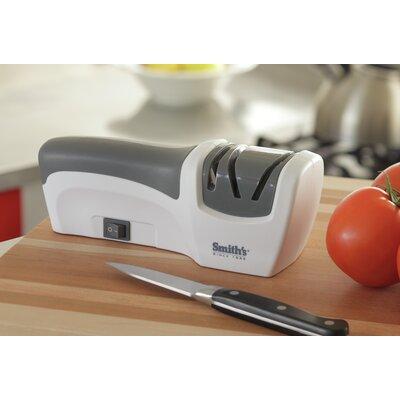 Smith's 3 Stage Electric Knife Sharpener Synthetic Stone in Gray/White | 8.4 H x 2.9 W x 3.16 D in | Wayfair 50097