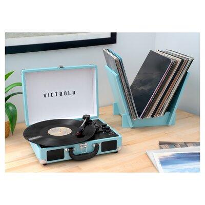 Victrola Decorative Record Player in Green/Blue | 16.5 H x 7.17 W x 12.83 D in | Wayfair VSC-400SBV-TRQ-SDF