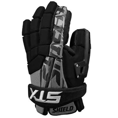 STX Shield 300 Men's Lacrosse Goalie Gloves Black