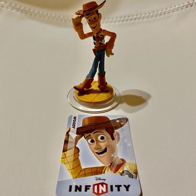 Disney Toys | Disney Infinity Woody Figure And Web Code Card | Color: Brown/Yellow | Size: Os