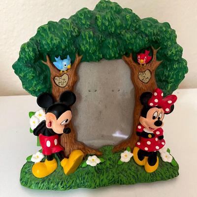 Disney Accents | Disney Mickeyminnie Mini Photo Frame | Color: Green/Red | Size: Os