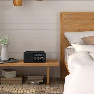 Sangean Retro AM/FM Bluetooth Wooden Cabinet Radio in Black | 6.5 H x 11.5 W x 10.5 D in | Wayfair SNGSG118