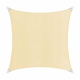 ColourTree Reinforced Super Ring 30' Square Shade Sail, Stainless Steel in Brown | 360 W x 360 D in | Wayfair TAW-S-30x30-Beige