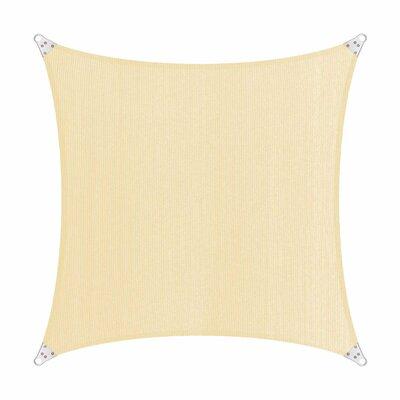 ColourTree Reinforced Super Ring 30' Square Shade Sail, Stainless Steel in Brown | 360 W x 360 D in | Wayfair TAW-S-30x30-Beige
