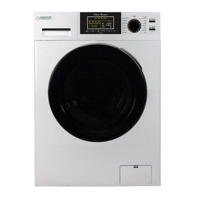 Equator Digital Touch 18 lbs Compact 110V Washer 1400 RPM 4 Memory & 16 Programs in Black/White | 33.5 H x 23.5 W x 24.8 D in | Wayfair EW 835