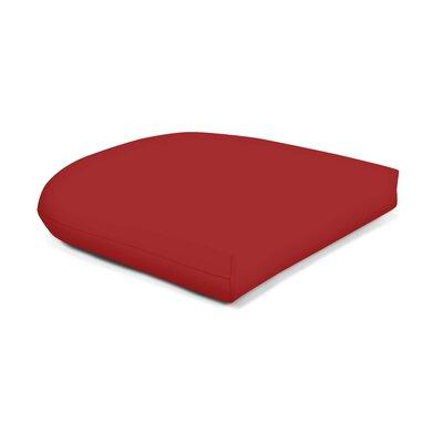 Sol 72 Outdoor™ Indoor/Outdoor Lounge Chair Cushion Polyester in Red/Brown, Size 2.0 H x 18.0 W x 18.0 D in | Wayfair