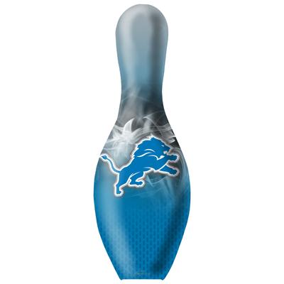 Detroit Lions NFL On Fire Bowling Pin
