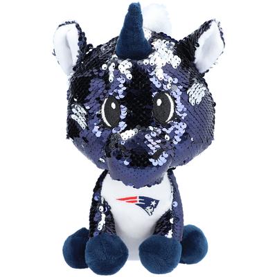 FOCO New England Patriots 9'' Sequin Unicorn Plush Toy