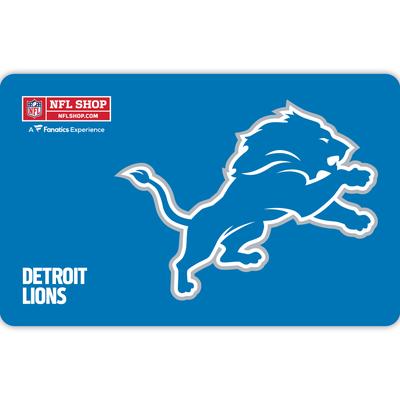 Detroit Lions NFL Shop eGift Card ($10 - $500)