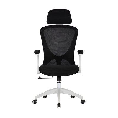 The Twillery Co.® Arjun Ergonomic Mesh Task Chair Upholstered/Mesh in Black | 46.06 H x 24.8 W x 24.61 D in | Wayfair
