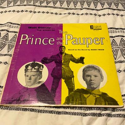 Disney Media | Disneyland Record St-1912 The Prince & The Pauper | Color: Purple/Yellow | Size: Os