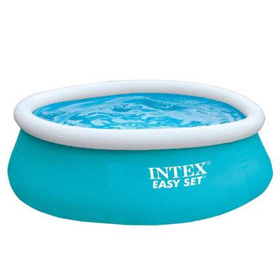 Intex Plastic Inflatable Pool Plastic in Blue/White | 20 H x 72 W x 72 D in | Wayfair 2 x 28101EH