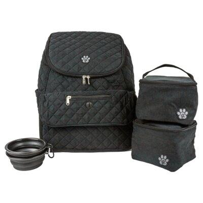 Trisha Yearwood Dog Travel Backpack, Silicone in Black, Size 16.0 H x 13.0 W x 7.0 D in | Wayfair 53881