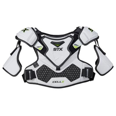 STX Cell V Men's Lacrosse Shoulder Pads White
