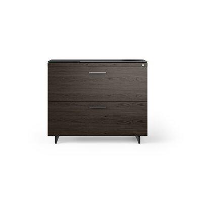 BDI Sequel 20 2-Drawer Lateral Filing Cabinet Wood in Black Brown | 29 H x 35 W x 18 D in | Wayfair 6116 CRL B