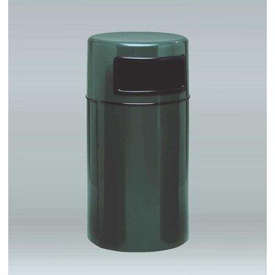 Allied Molded Products Cambridge 26 Gallon Trash Can Fiberglass in Green, Size 38.0 H x 18.0 W x 18.0 D in | Wayfair 7C-1838T2-PD-33