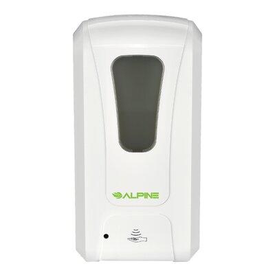 Alpine Industries 1200 Ml. Wall Mount Automatic Foam Hand Sanitizer Dispenser | 11.1 H x 6 W x 4.48 D in | Wayfair 430-F