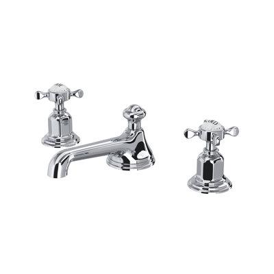 Perrin & Rowe Edwardian™ Widespread Bathroom Faucet w  Drain Assembly in Gray | 5.875 W in | Wayfair U.3706X-APC-2