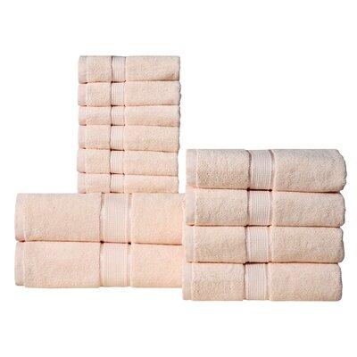 Ebern Designs Verwood 12 Piece Towel Set Terry Cloth/100% Cotton | 28 W in | Wayfair DAECD90095944EC299C096B22D77EA76
