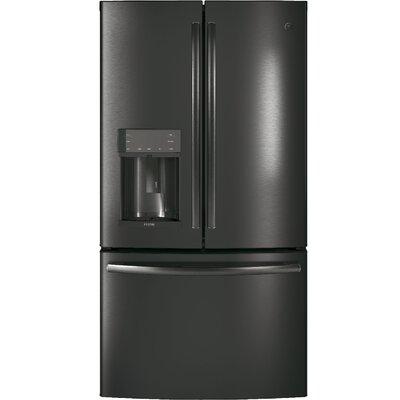 GE Profile™ 36  Energy Star® French Door 22.1 cu. ft. Refrigerator w  Hands-free Autofill in Black | 69.875 H x 35.75 W x 31.25 D in | Wayfair