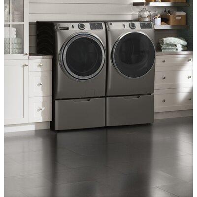 Smart Laundry Appliances GE Appliances Smart 7.8 cu. ft. Electric Dryer w/ Powersteam | 39.75 H x 28 W x 32 D in | Wayfair GFD65ESPNSN