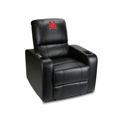 Imperial International NCAA Power Theater Recliner Faux Leather in Black | 40 H x 33 W x 38 D in | Wayfair IMP 317-3010