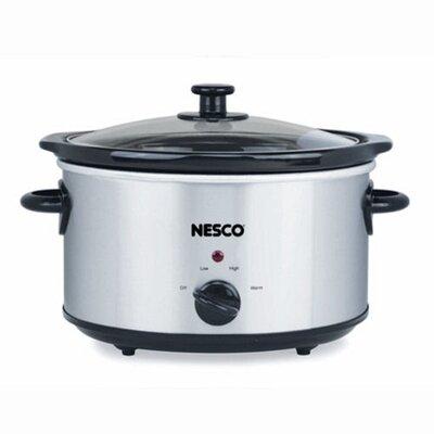 Nesco Analog Stainless Steel Slow Cooker in Red, Size 6 Qt | Wayfair SC-6-22