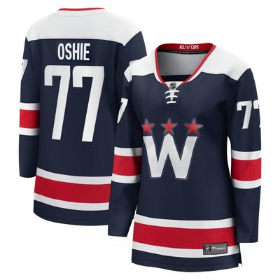 Women's Fanatics Branded TJ Oshie Navy Washington Capitals 2020/21 Alternate Premier Breakaway Player Jersey