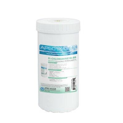 APEC WATER Removal Specialty Filter | 10 H x 4.5 W x 4.5 D in | Wayfair FI-CHLORAMINE10-BB