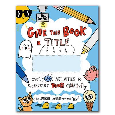 Simon & Schuster Art Activity Books - Give This Book A Title Activity Book