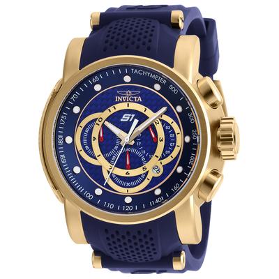 Invicta S1 Rally Men's Watch - 52mm Gold Blue (19330)