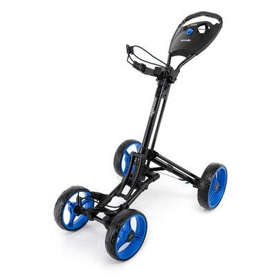 SereneLife 4 Wheel Golf Push Cart - Lightweight Folding Walking Push Cart Roller Golf Bag Holder W/Foot/Handle Brake | Wayfair SLGZ36