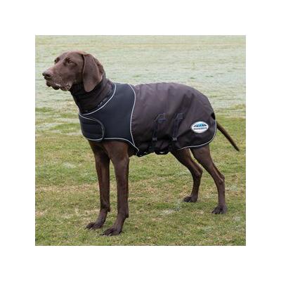 WeatherBeeta ComFitec Ultra Cozi Dog Coat - 24 - Charcoal/Blue/White - Smartpak