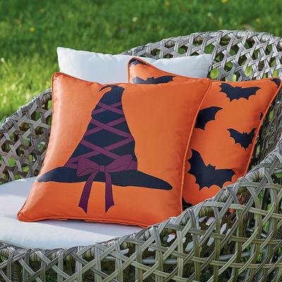 Witch Hat Reversible Pillow - Grandin Road