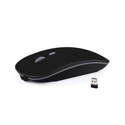 Gonoker Computer Mouse Black - Black Two-Device Wireless Rechargeable Mouse