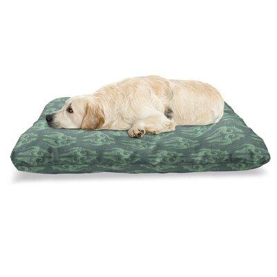 East Urban Home Ambesonne Dragon Pet Bed, Repetitive Pattern Of Symbolic Mystic & Cultural | 24 H x 39 W x 5 D in | Wayfair