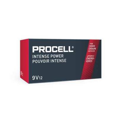 PROCELL PX1604 Procell Intense 9V Alkaline Battery, 9V DC, 12 Pack