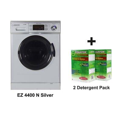 Equator Pro Compact 110V Vented/Ventless 13 lbs Combo Washer Sensor Dry 1200 RPM + 2 boxes of detergent, in Gray | Wayfair