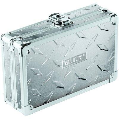 Vaultz® Supply Box, Treadplate, Steel in Gray | 2.75 H x 5.75 W x 8.5 D in | Wayfair VZ03608